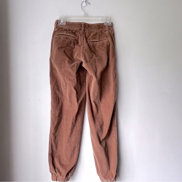 Aritzia TNA Chateau Brown Corduroy Jogger Pants 00 - Picture 7 of 9